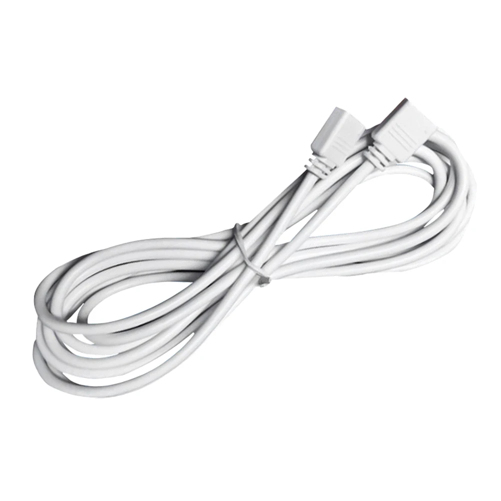 

2PCS LED Strip Extension Cable RGB Light Cord White Color No Welding Durable Flexible Safe Use Electrical Product
