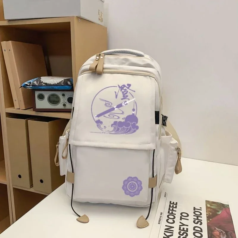 29 × 20 × 46 سم أسود أبيض أحمر أزرق، غراند ماستر من زراعة الشيطاني، مو داو زو شي، أنيمي، حقائب مدرسية، حقائب ظهر، بنات #2