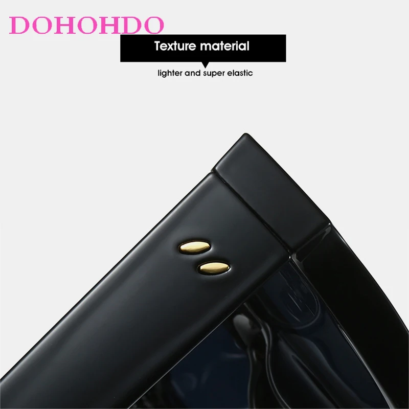 خمر إطار كبير مربع النظارات الشمسية النساء الرجال أزياء العلامة التجارية مصمم النظارات الكلاسيكية السفر القيادة ظلال UV400 Gafas دي سول #3