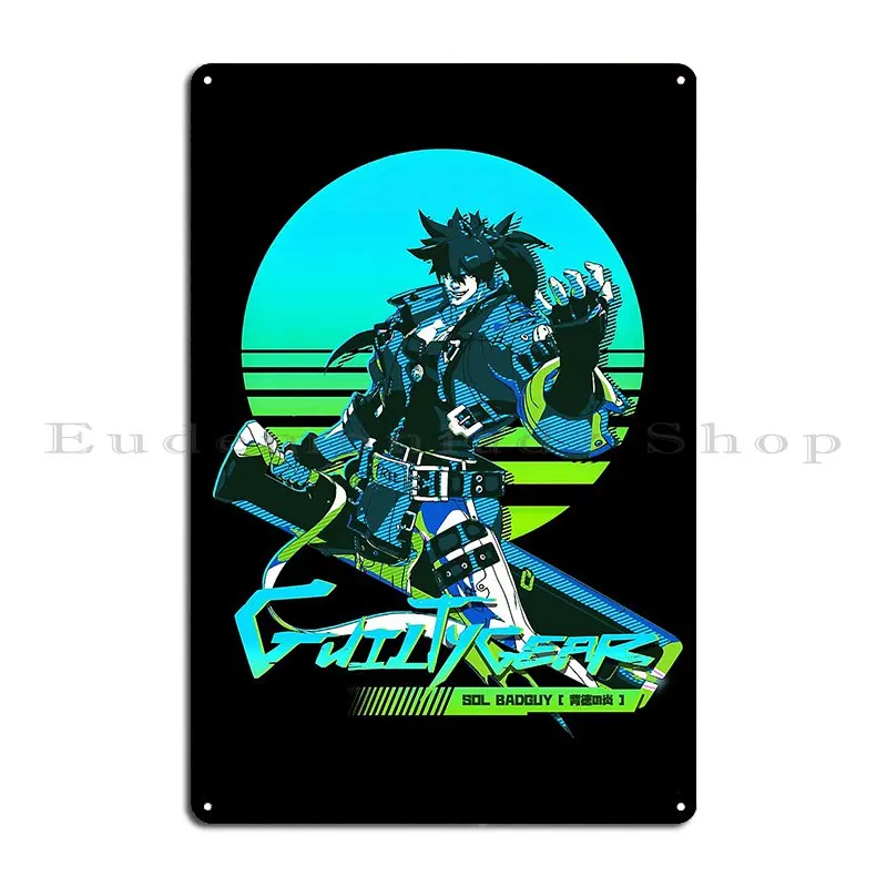 Sol Badguy 80s Metal Plaque Poster Sign Designs Club Party Home Cinema Tin Sign Poster