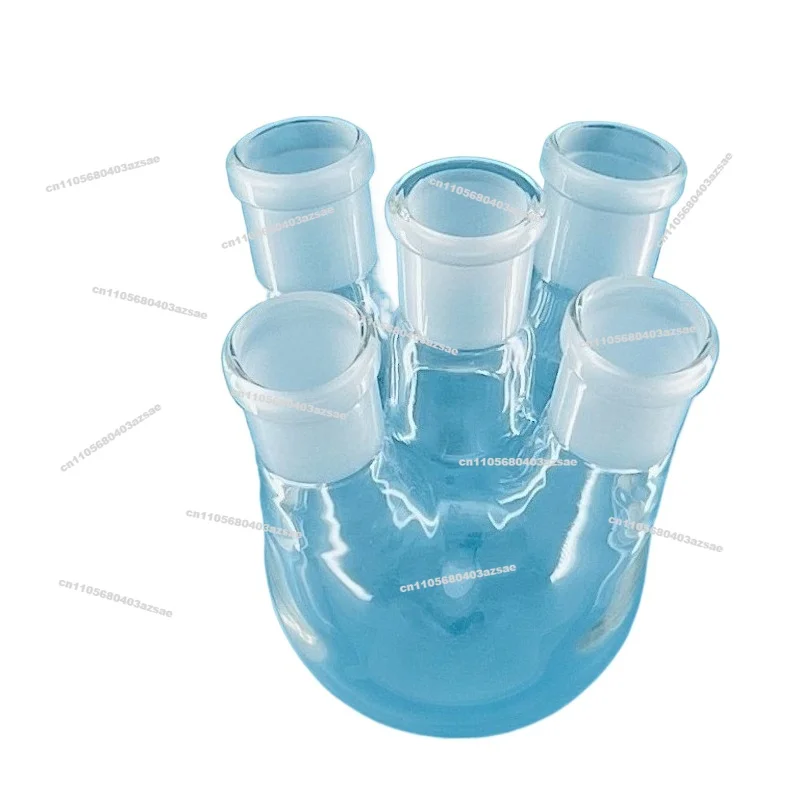 Glass Five-port Six-port Round-bottom Flask 250/500/1000ml Straight-port Oblique, Reactor Five-neck Flask