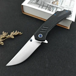 High Quality Pocket Knife CM102 Bearing Flipper Folding Knife D2 Blade G10 Handles Outdoor Tactical Knives Camping EDC Tool