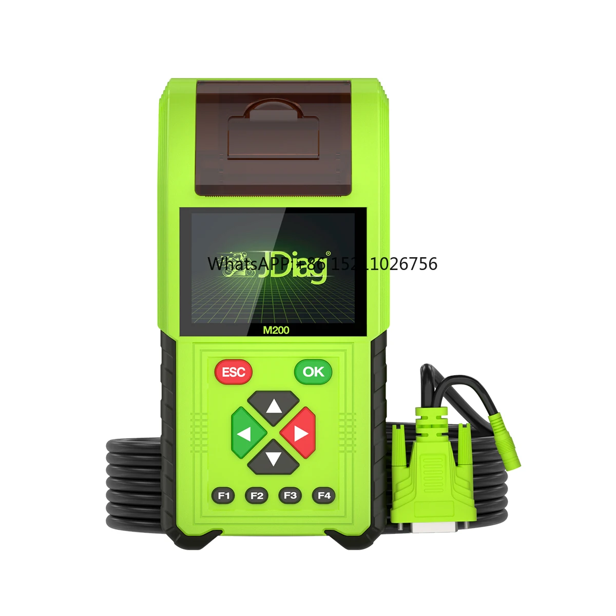 New Product OBD2 Motorcycle Diagnostic Scanner Tool JDiag M200 Motorbike Scan OBD Version Support Battery Testing