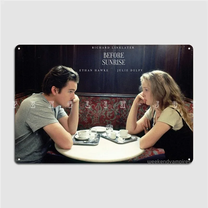 Before Sunrise Metal Plaque Poster Living Room Poster Wall Mural Create Tin Sign Poster