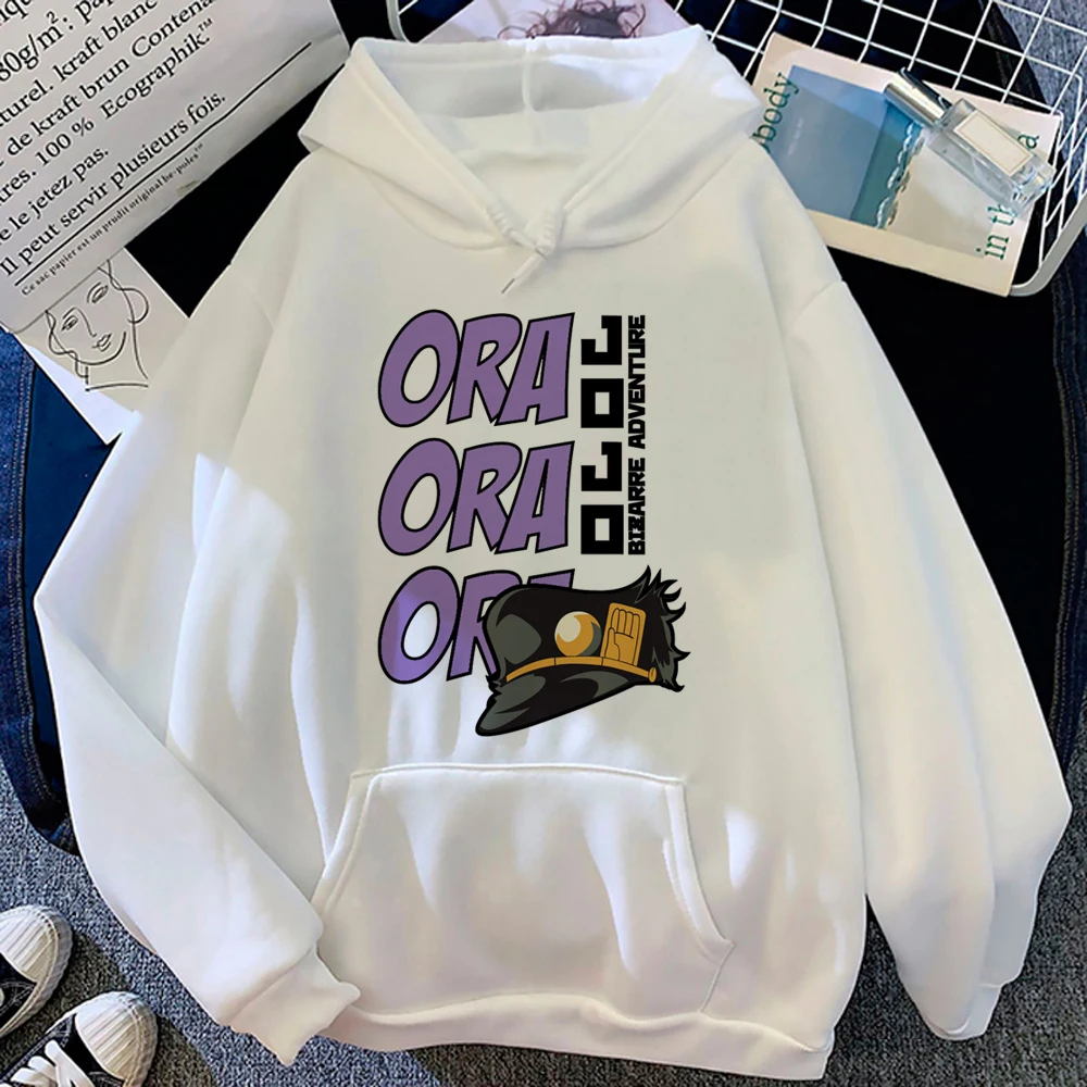 Jojo Bizar Avontuur Hoodies Vrouwen Streetwear 90S Fleece Sweat Y 2K Sweatshirts Dames Japanse Trui