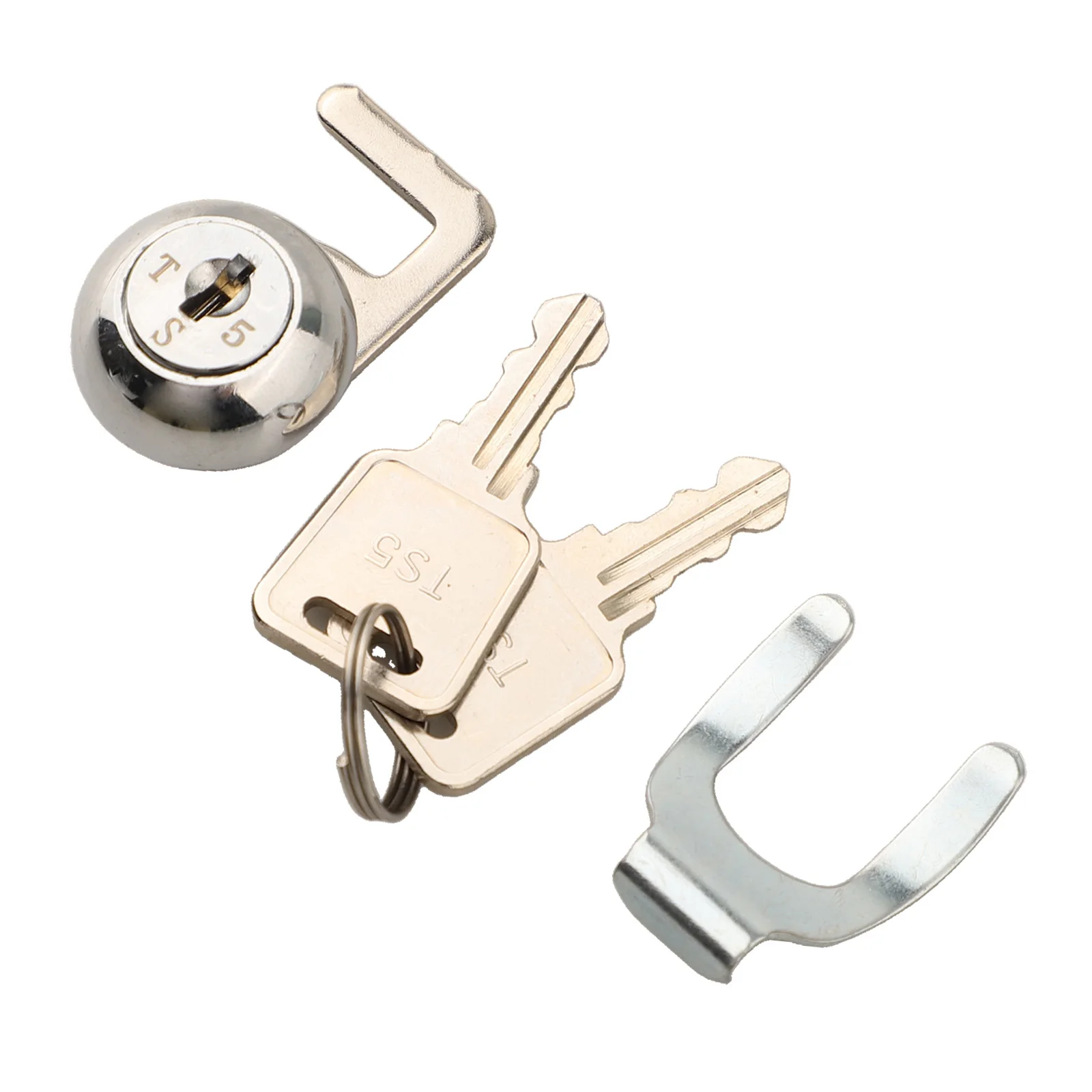 Quick Clip Cam Lock for Cash Drawers and Lockers Zinc Alloy Security Solution for Metal Cabinets and Flight Boxes
