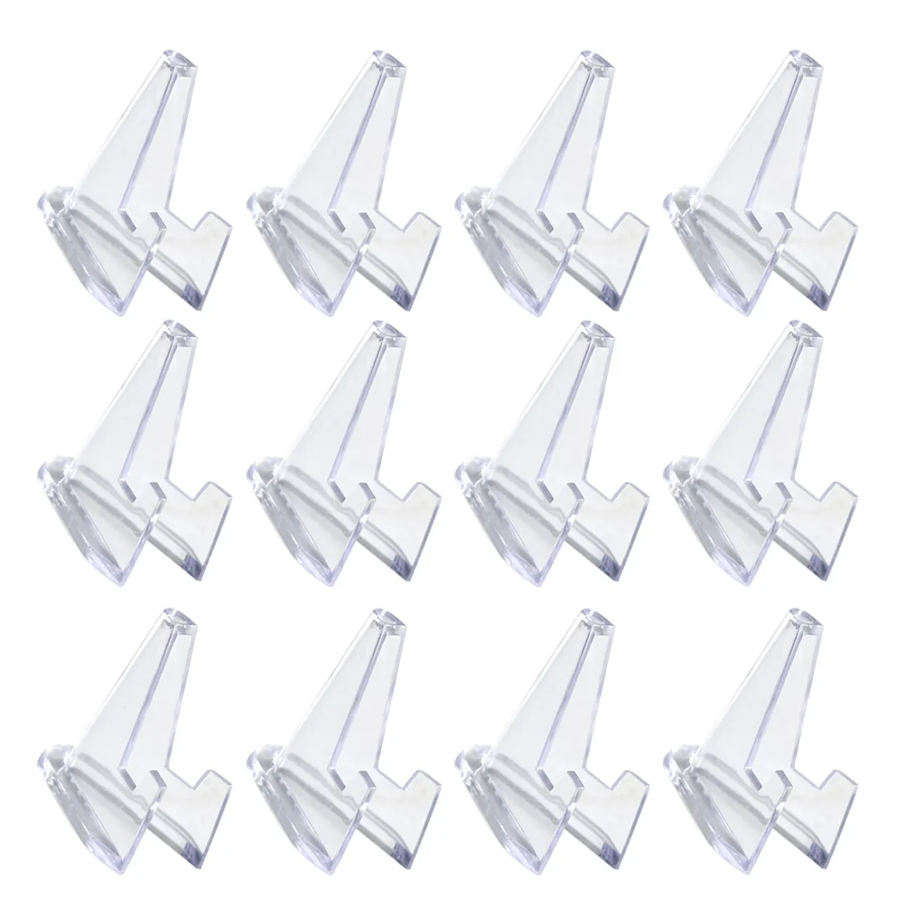 20 Pcs Guitar Pick Holder Display Shelf Bracket Microphone Plectrum Container Acrylic Clear Stand Picks