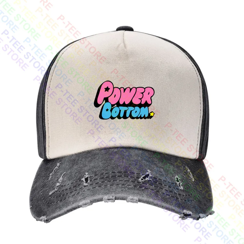 Power Bottom Puffcartoongay Pride Lgbt Drag Race Hipster Baseball Cap Snapback Caps Knitted Bucket Hat