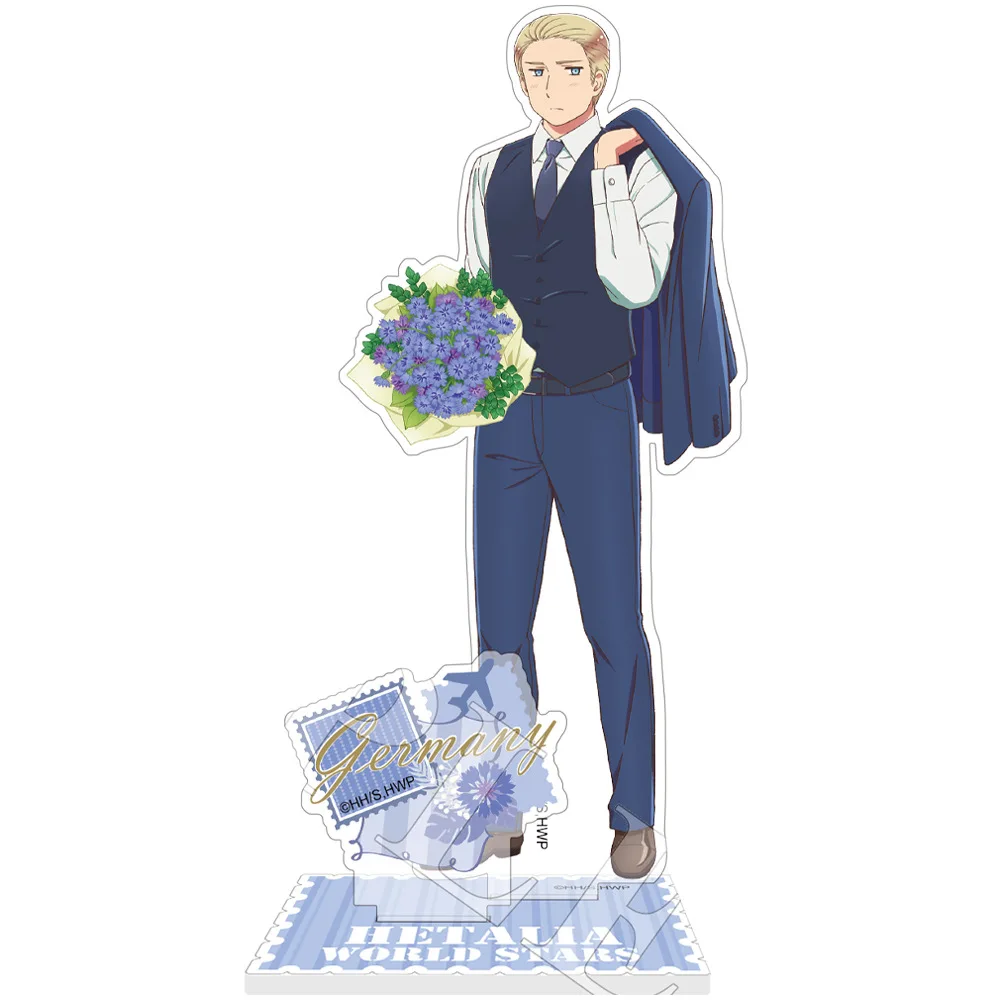 Hetalia World Stars Axis Powers Heroes Italië Duitsland Japan China Officiële autorisatie Flower Series Acryl staande platen