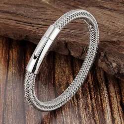 Minimalist Waterproof Steel Wire Bracelet Men Classic Cuff Wristbands Bracelet for Women Stainless Steel Male Charm Jewelry Gift