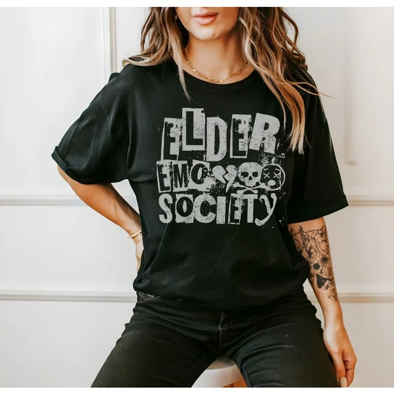 Emo-Shirts, ältere Emo-Shirts, 90er-Jahre-Shirts, Gothic-T-Shirts, Retro-T-Shirts, 2000er-Jahre-Shirts, lustige Gothic-Shirts, Gothic-Kleidung