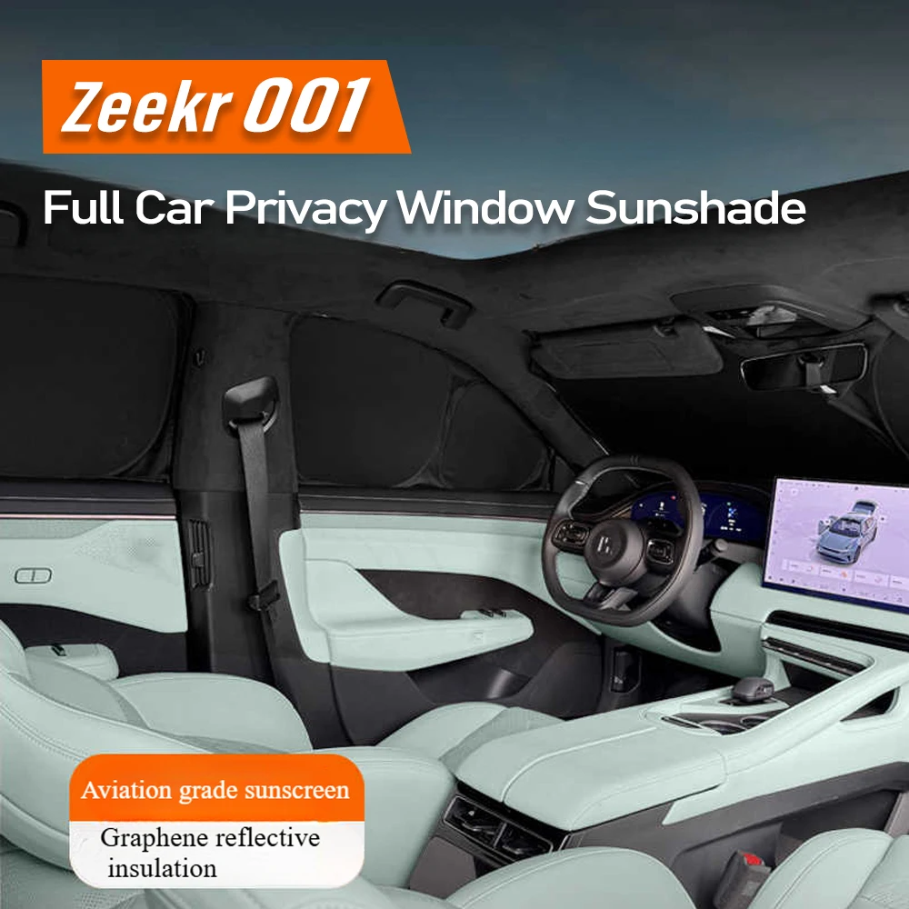 

Для Zeekr 001, солнцезащитный козырек на окно автомобиля 2021-2025, аксессуары для автомобильных солнцезащитных козырьков