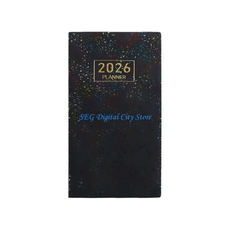 U75B Hardcover Notebook, Mini 2026 Notepad, Pocket Note Pad Lined Pages Notebook
