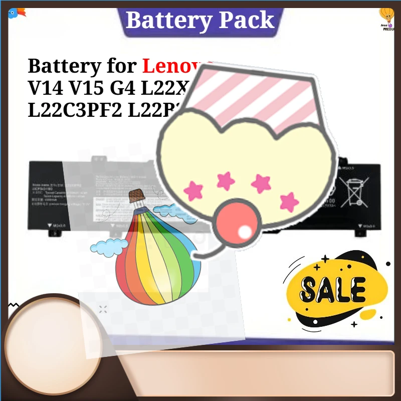 

L22M3PF2 Notebook Battery for Lenovo V14 V15 G4 L22X3PF2 L22C3PF2 L22B3PF2 AMN Ideapad Slim 3 16iru8 14amn8 11.31V 47Wh Battery