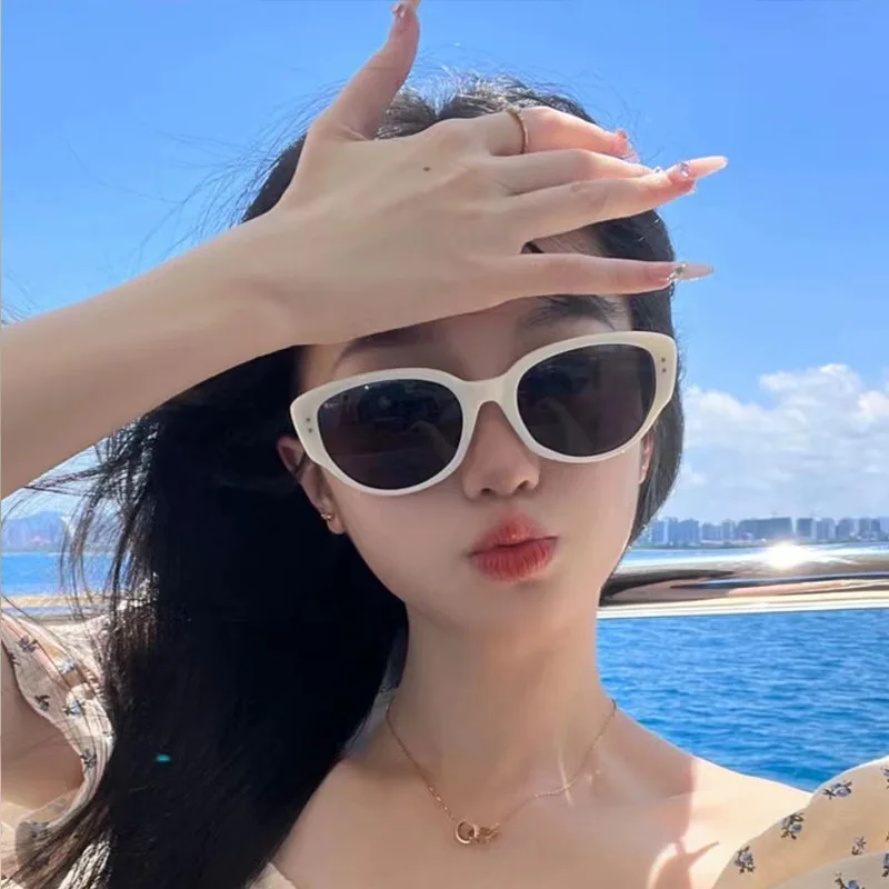 

Cat's Eye Retro Polarized Glasses Men's Personality High-grade Sunglasses Girl's Driving Sun Glasses Outdoor Sports MJ0864