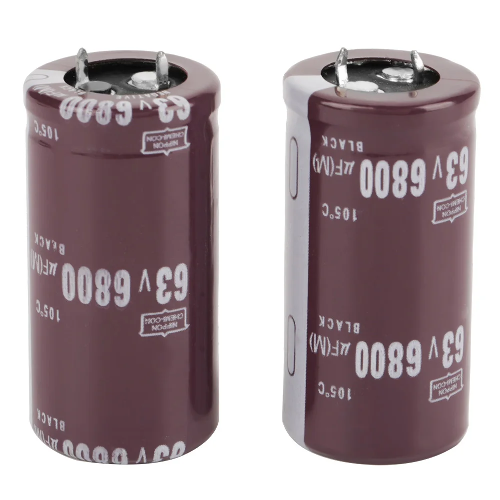 Electrolytic Capacitor Capacitor 63V 6800uF Electrolytic Capacitor 25 × 50mm 105℃