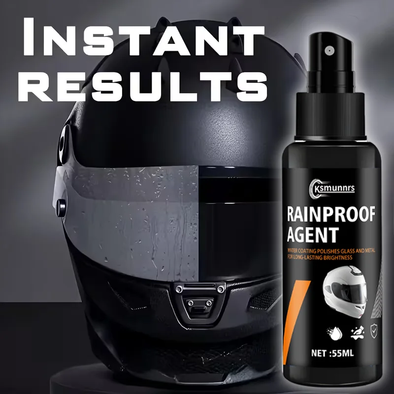 Fasilawei Quick-Acting Helmet Anti-Fog Spray - Motorcycle Enthusiast Recommended Clear Road Vision
