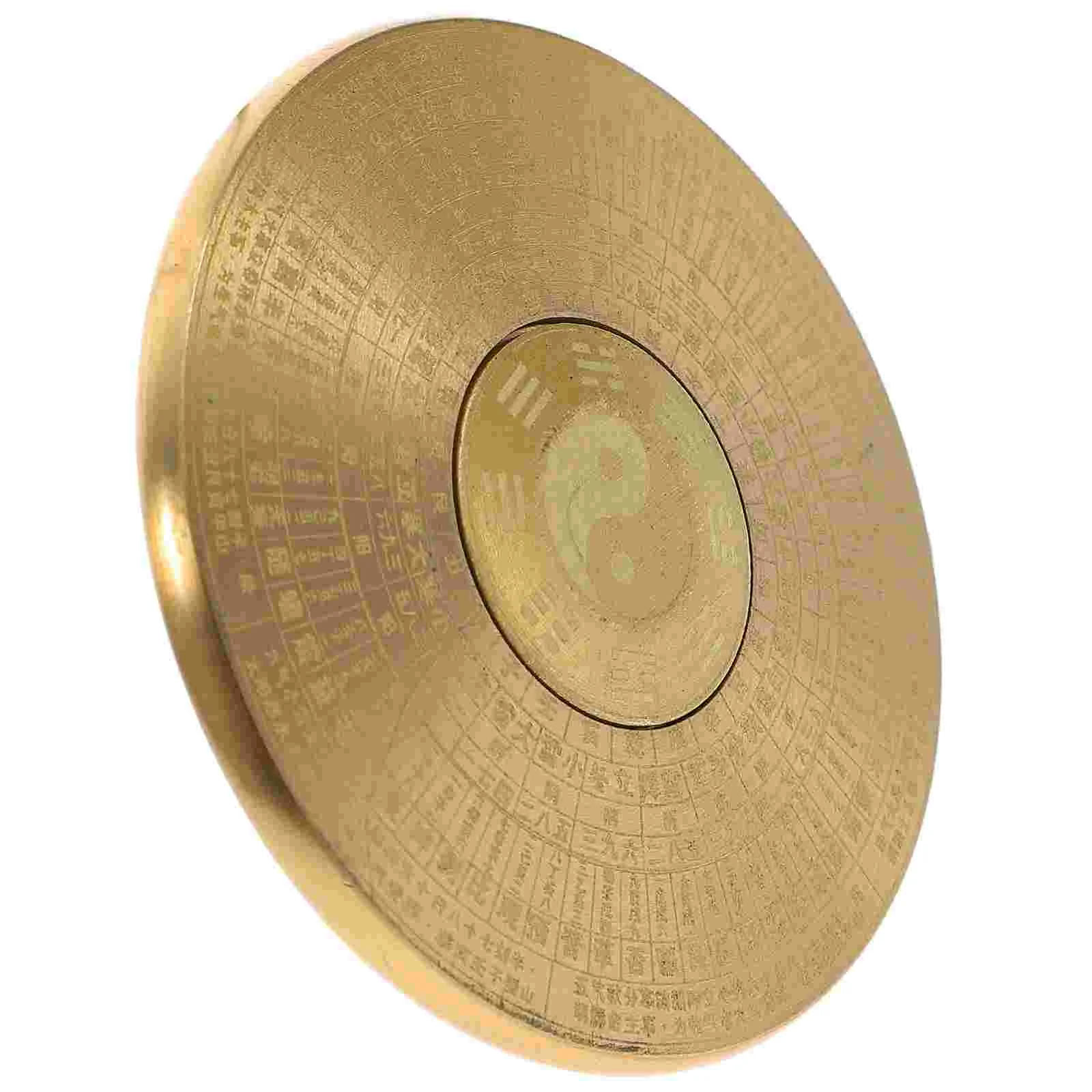 Item Compass Handle Stress Toys for Adults Metal Fidget Slider Golden Brass Gyros Leisure
