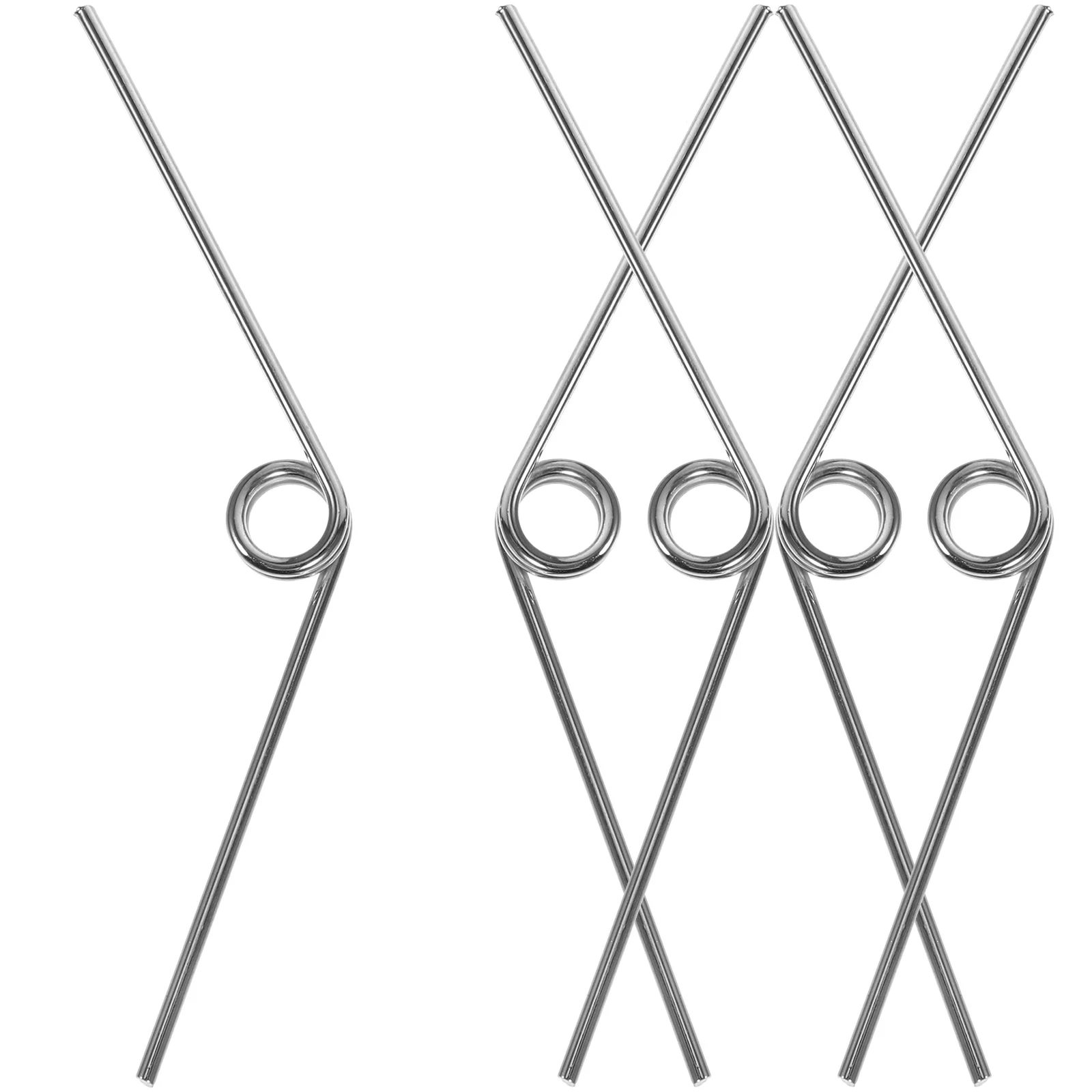 5 Pcs High Branch Scissors Handle Spring Replacement Springs for Pruners Garden Steel Parts Shears