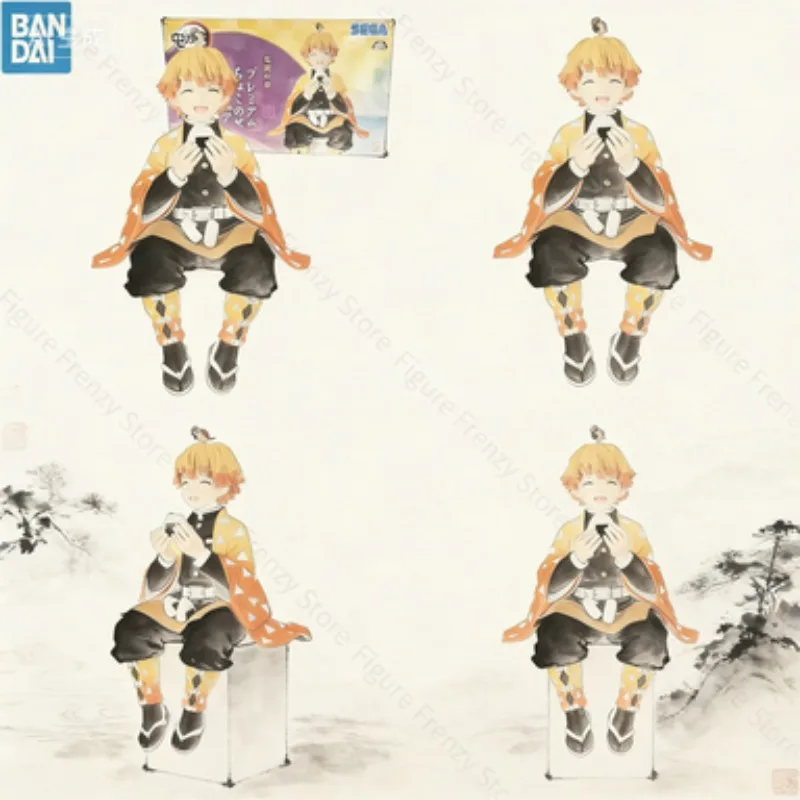 

Special Offer for Sega Demon Slayer Zenitsu Agatsuma 15cm Noodle Stopper Figure for Anime Collectible Toy Rice Ball Eating