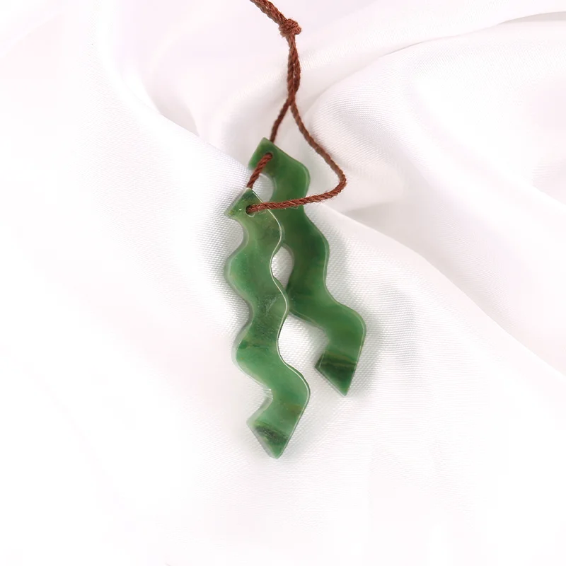 

B&F Malachite Earring Beads for Jewelry Making, Handmade Natural stones beads, Polished Stones for jewelry Making Supplies