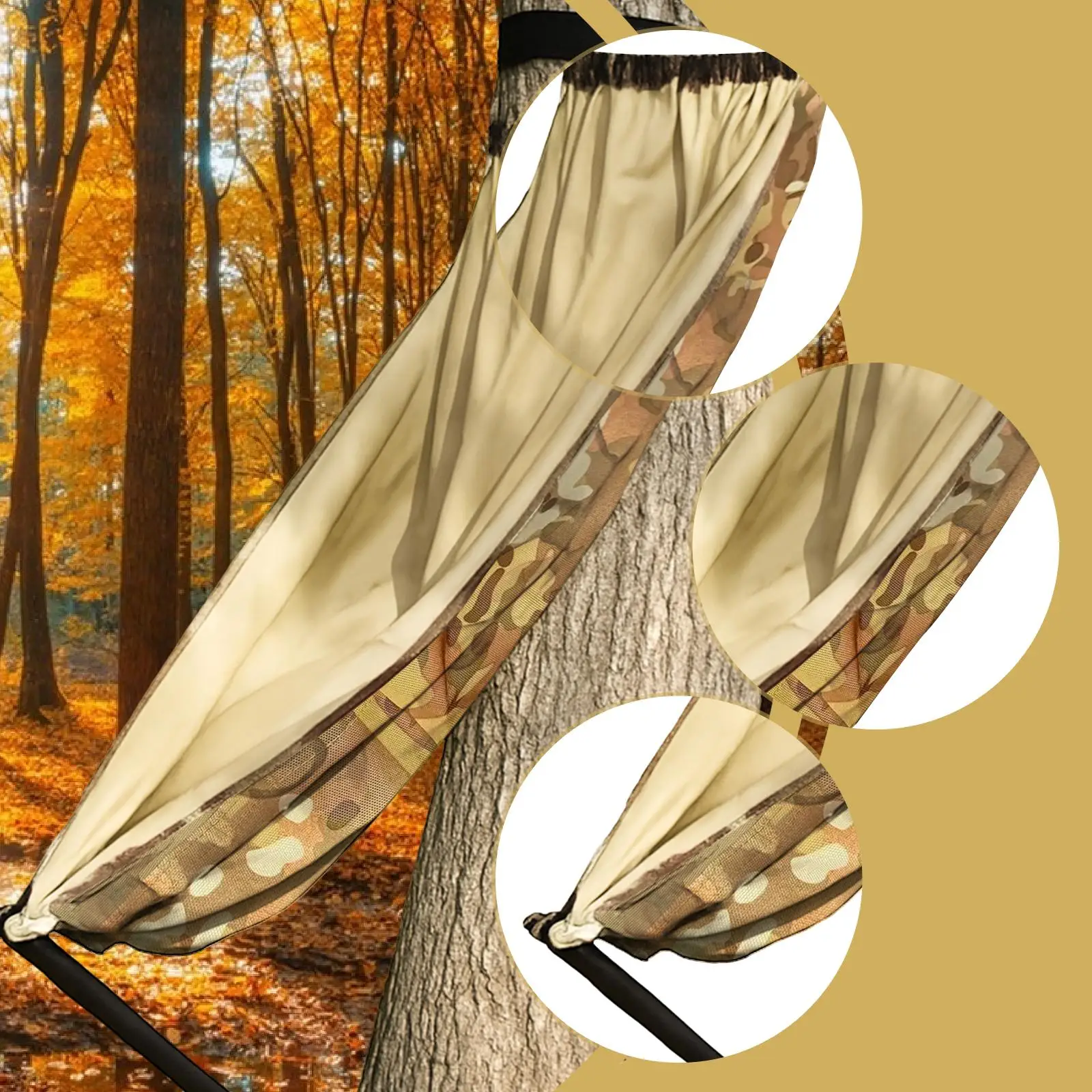 

Camping Chair Hammock Adjustable Support Frame Waterproof Folding Tourist Chair for Outdoor Leisure