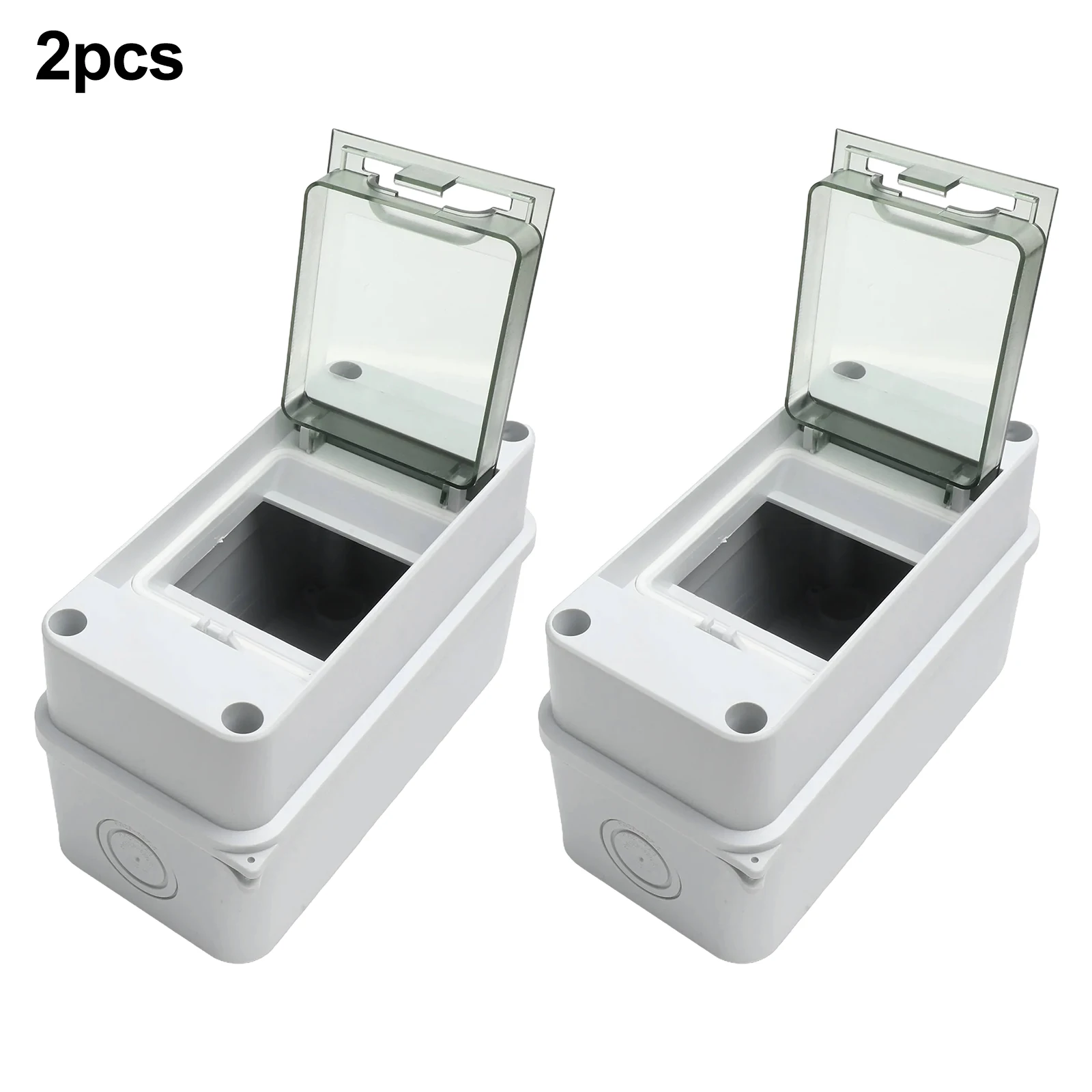 Rail Mounted Box Power Distribution Box Power Management ABS Material Dual Pack Dust Resistant Electrical Component Safety