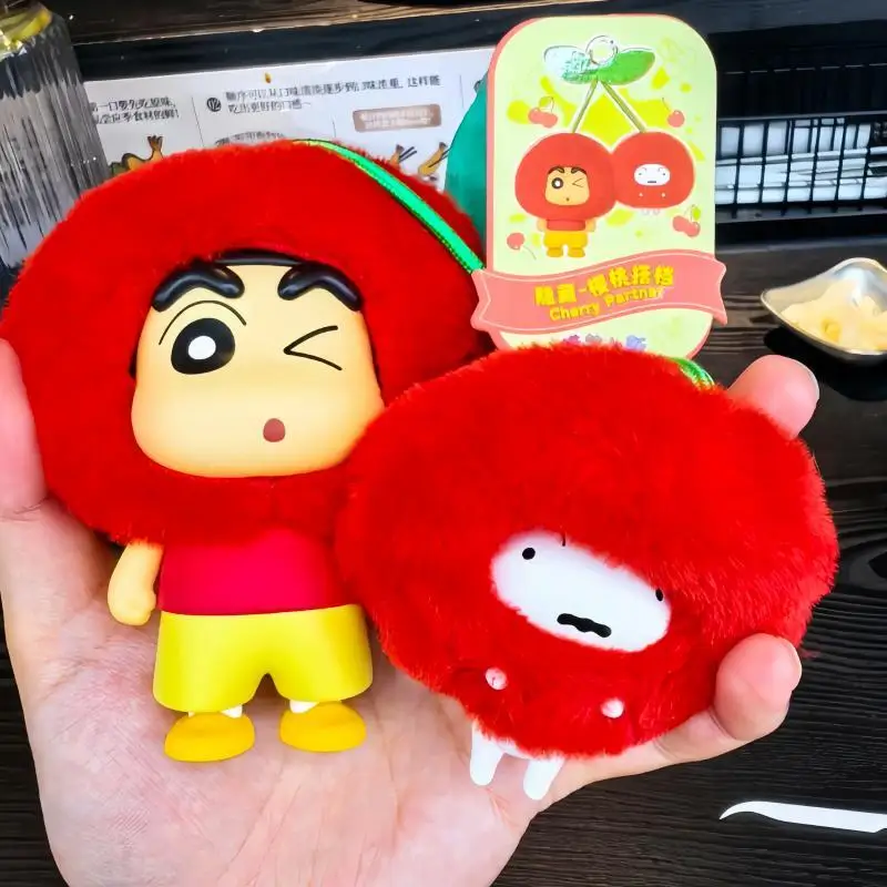 

New Genuine Fruit Crayon Shin-Chan Blind Box Cabin Series Bag Keychain Trendy Toys Mystery Box Crayon Shin-Chan Toy Girl Gift