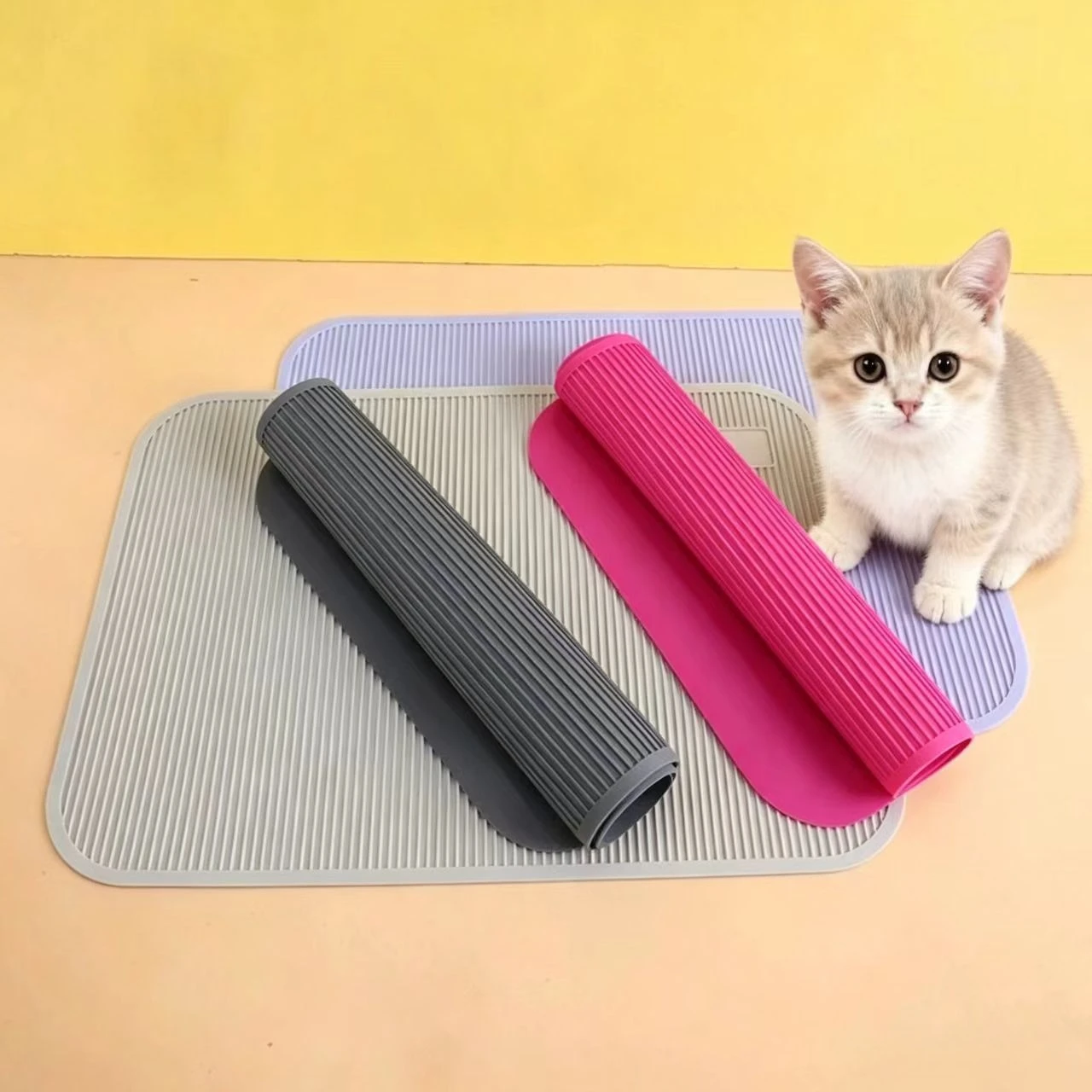 Pet Grooming Table Anti Slip Pad Silicone Waterproof Pad Cat Bathroom Accessories Competition Shearing Pet Supplies