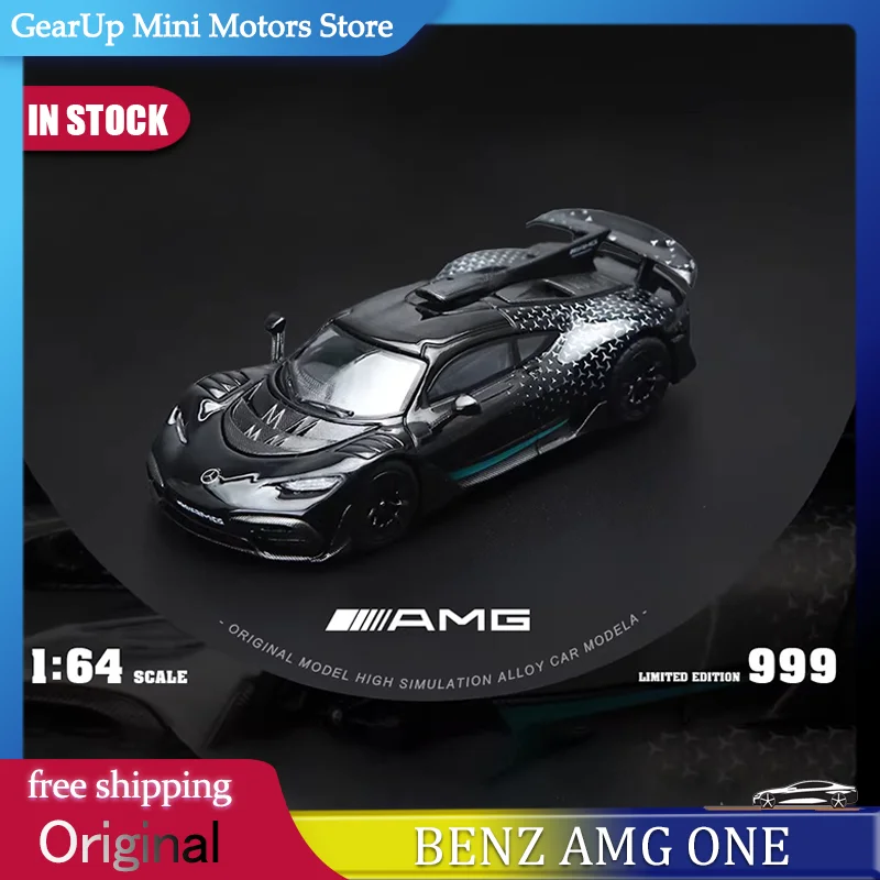 

Новая оригинальная модель 1:64 Mercedes-Benz AMG One, миниатюрная литая модель из сплава, игрушка-модель спортивного автомобиля AMG One, украшение, подарок для детей