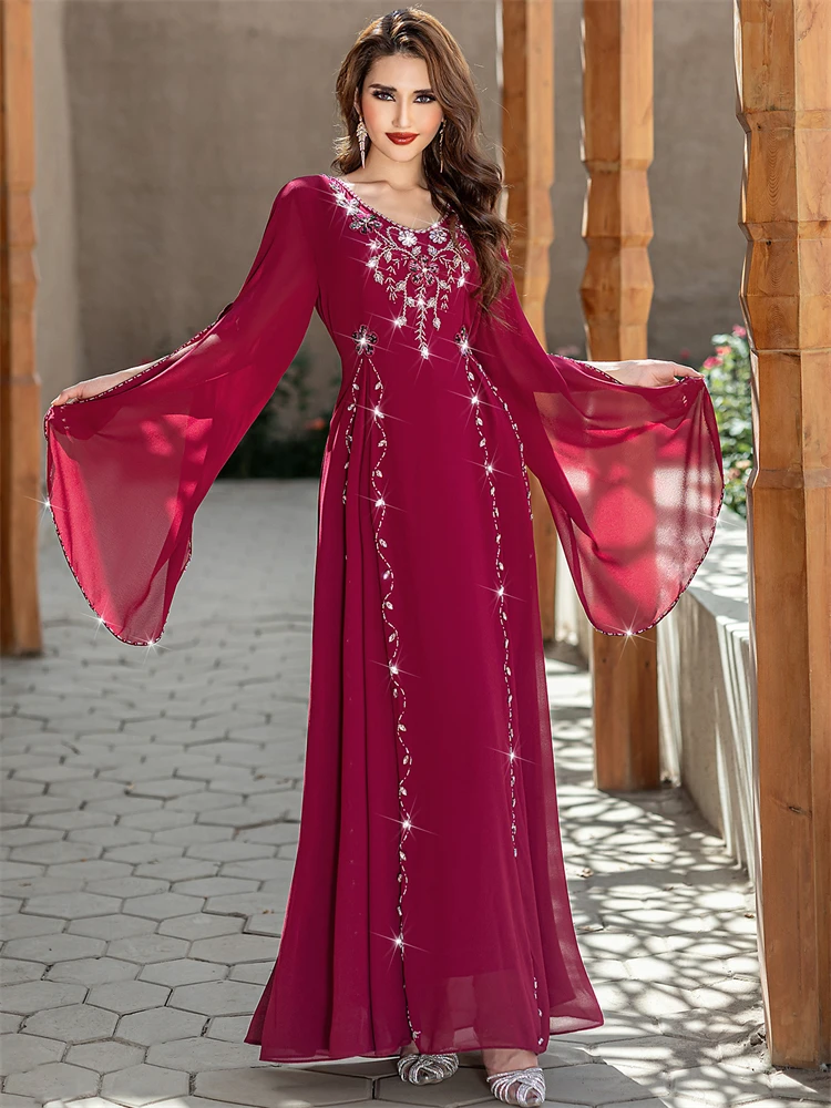 Ramadan Eid Red Abaya Damen Dubai Arab Islam Prayer Clothes Muslim African  Dresses For Women Kebaya Kaftan Robe Musulmane Femme - AliExpress 200000345