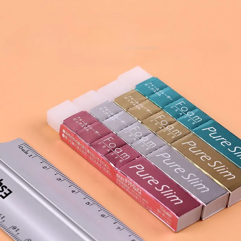 Japanese Eraser Art Students Special Translucent Ultra-thin Strip High Gloss Eraser School Supplies Painting Writing Wipe Tool