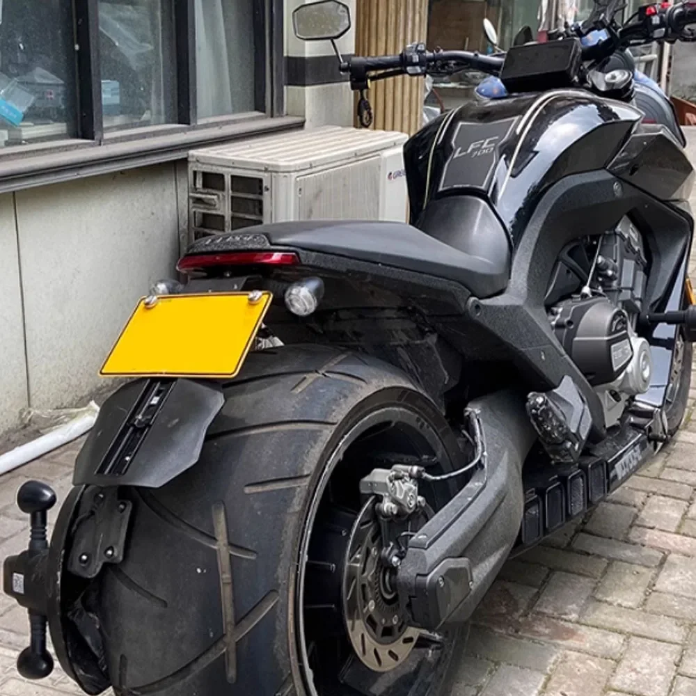 

Motorcycle Short Tail License Plate Holder Retractable Mudguard LFC700 Accessories New For Benda LFC700 LFC 700 lfc700
