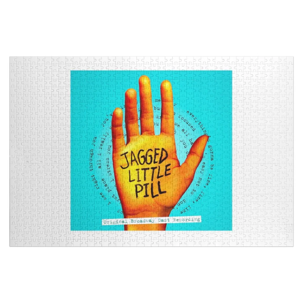 JAGGED LITTLE PILL ORIGINAL BROADWAY CAST RECORDING GOBLOG Jigsaw Puzzle Personalised Custom Kids Toy Custom Puzzle