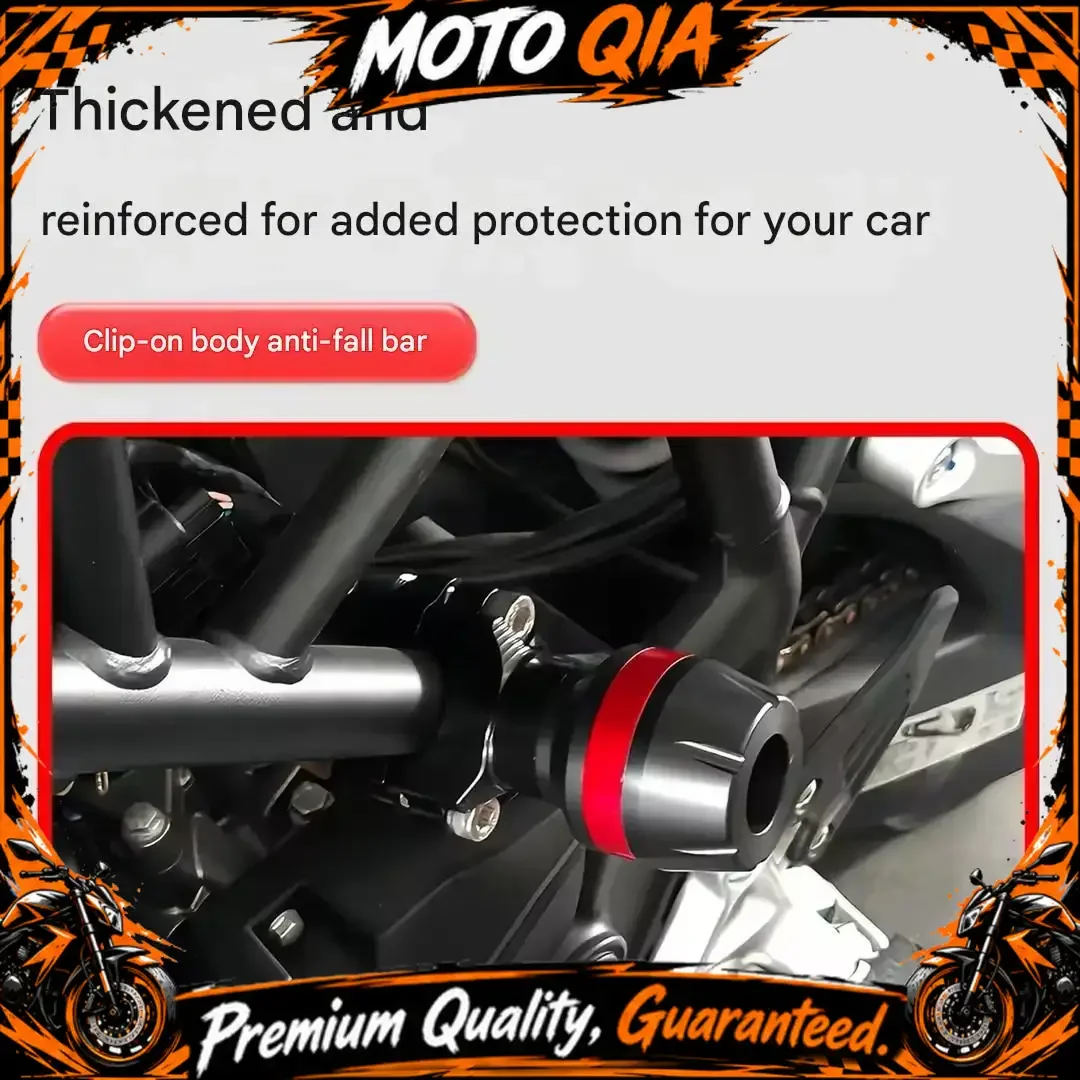 【High Quality​】Universal Motorcycle Bumper Crash Protector Front Rear Anti Fall Slider For 22-33mm diameter bumper