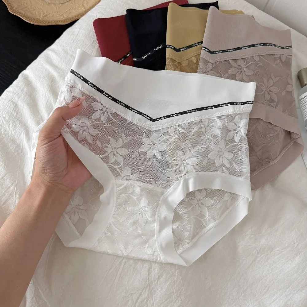 

High Waist Thin Lace Panties Belly Contracting Shapewear Postpartum Body Shaper Seamless Tummy Control Underwear