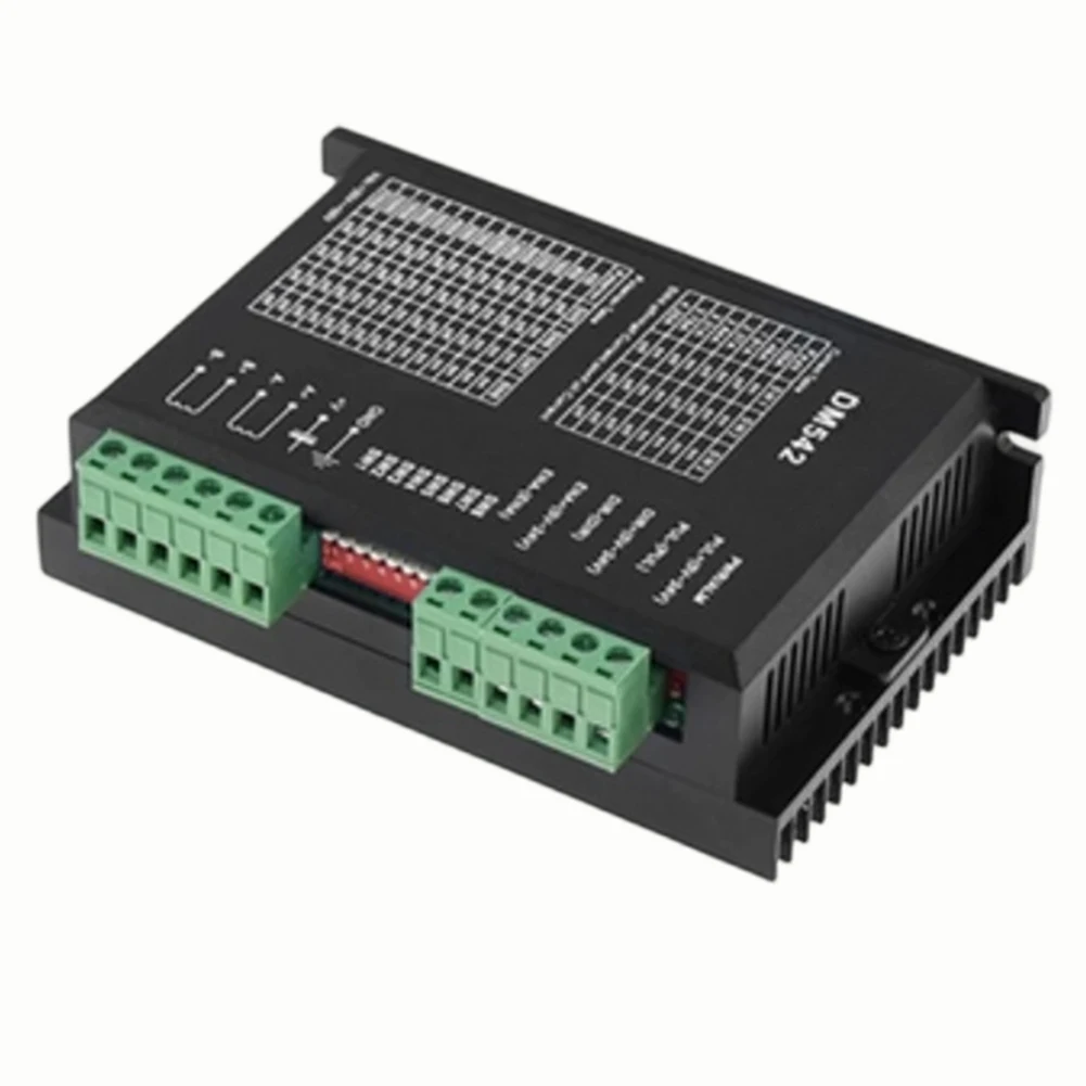 for pulse DIR Controller DM542 Stepper Driver Black Green Advanced Motor Protection Motor Controller Accepts 5V And 24V Signals