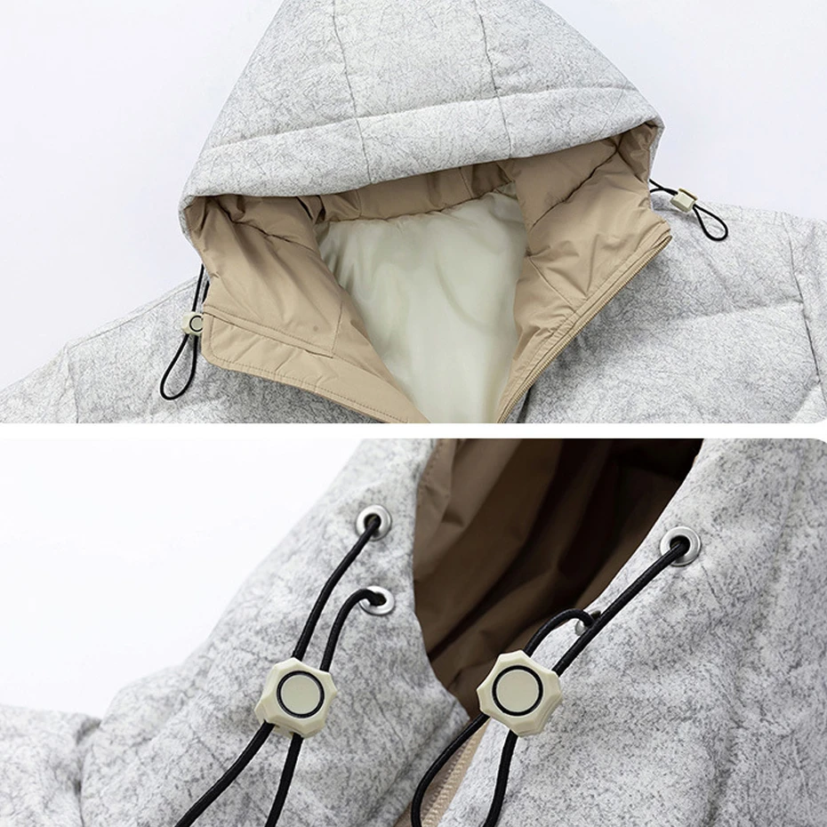 Outono inverno jaqueta acolchoada masculina parkas moda casual com capuz parkas masculino