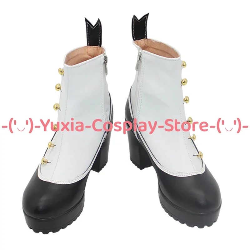 Yuxiacosplay! Buty do cosplayu Project Sekai Kamishiro Rui, rekwizyt postaci z anime, skórzane botki z PU, kostium na Halloween, karnawał, imprezę.