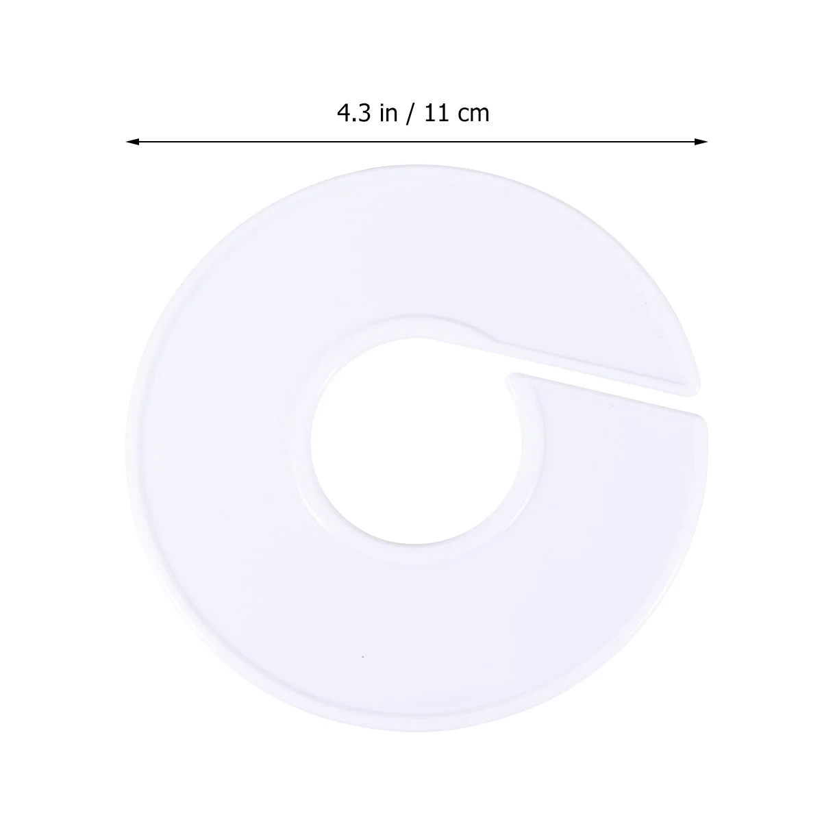 

10pcs Clothes Size Buckles White Hanger Hooks Round Craft Suitable Baby Diapers Bibs Towels Rain Coat Cloth Pads Sewing