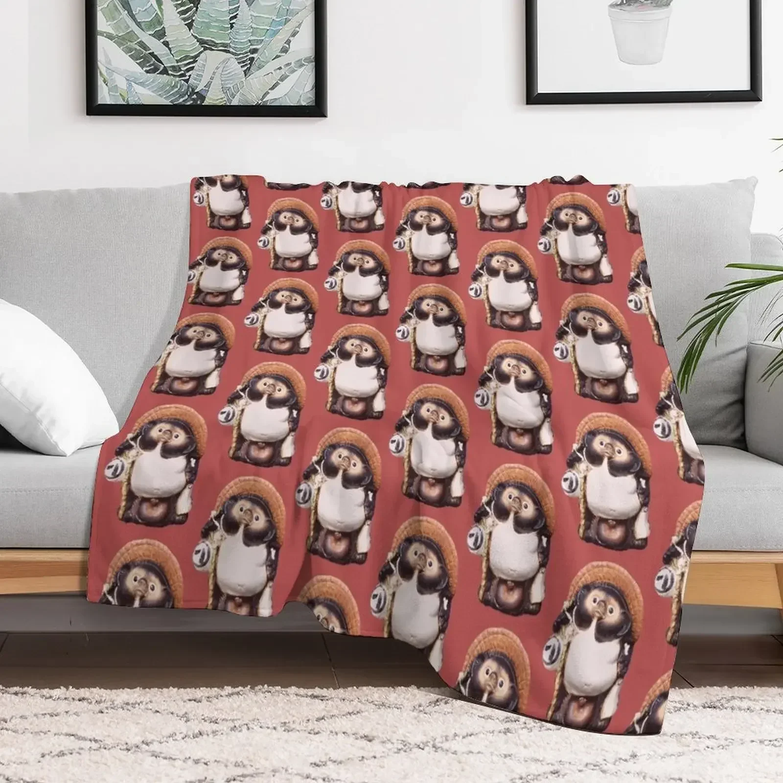 TANUKI Throw Blanket For Baby cosplay anime Blankets
