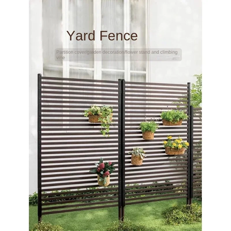 fence climbing vine frame flower fence partition screen bracket courtyard fence outdoor balcony grid pergola garden shelf