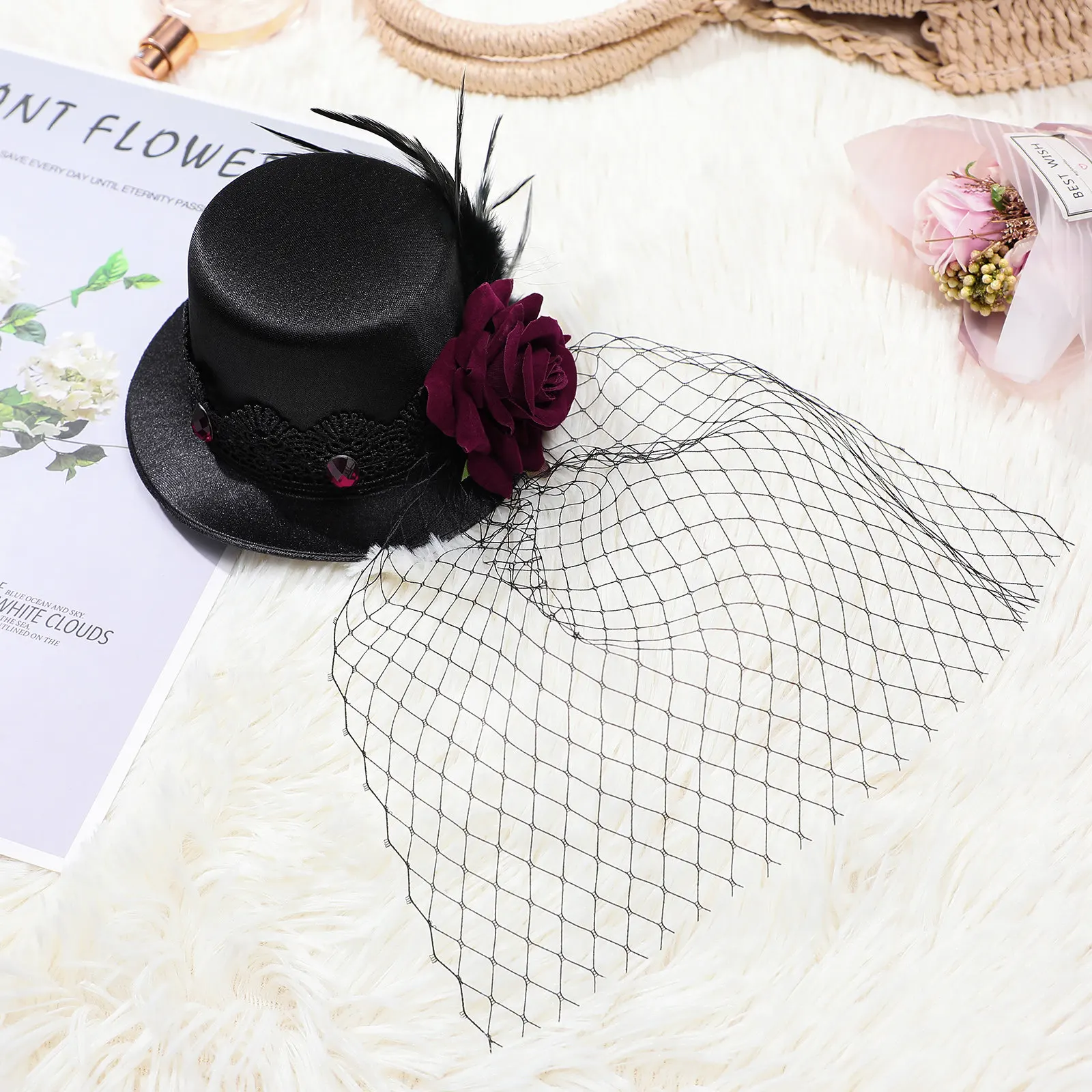 

1 рулон тюлевой ткани для пошива платьев, высококачественный материал для рукоделия, универсальная декоративная сетчатая ткань для головных уборов, аксессуаров, детской одежды