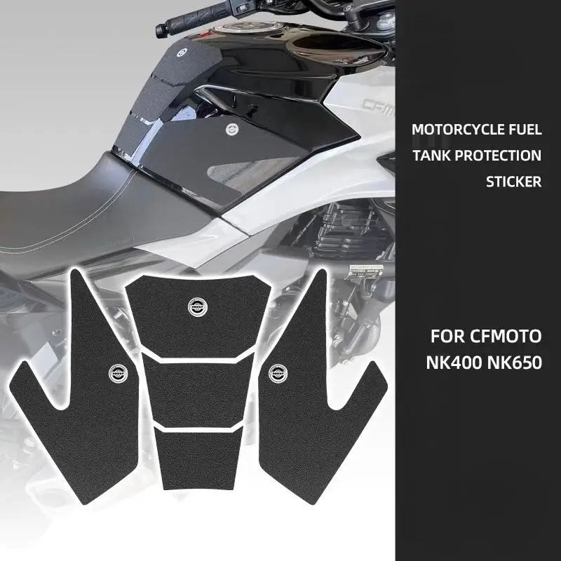 

For CFMOTO 700CLX Motorcycle Fuel Tank Fishbone Sticker Anti-Slip Side Protector Pad Decal