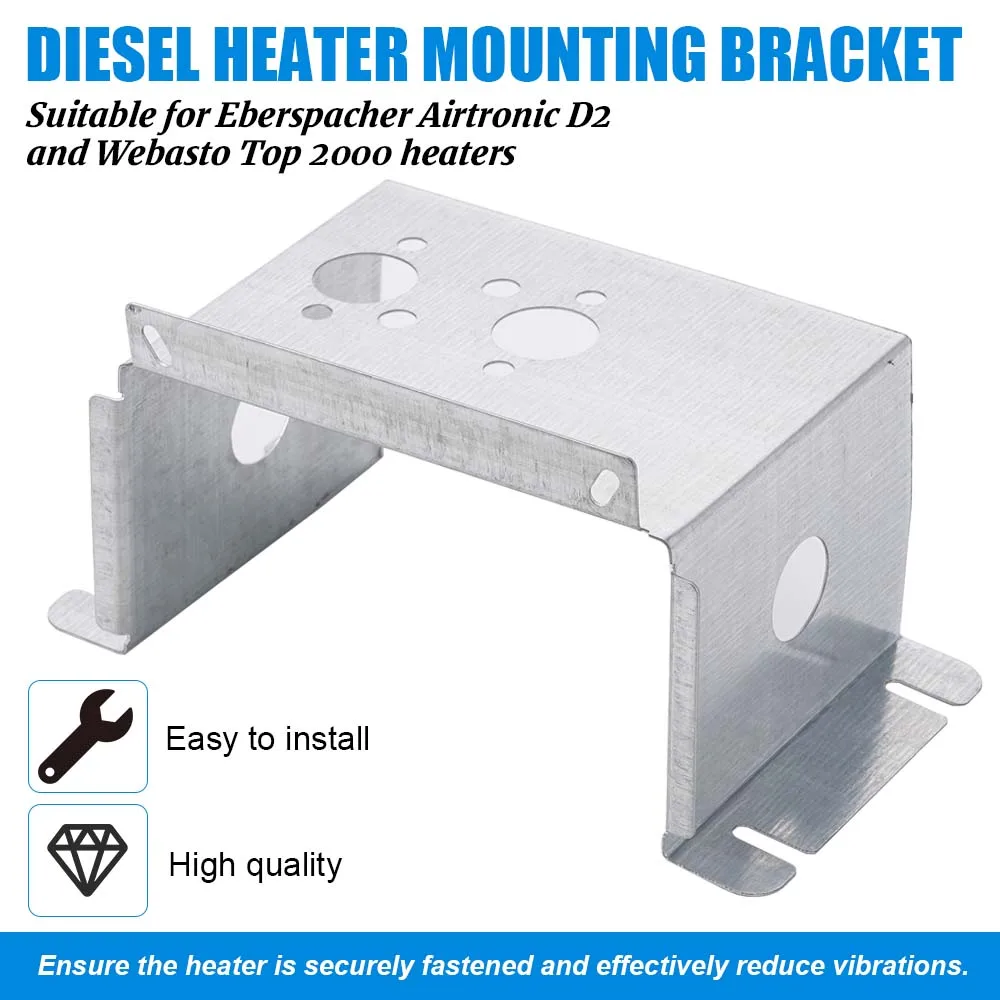 

Thickened Galvanized Steel Diesel Parking Heater Mounting Bracket For Eberspacher Airtronic D2 Webasto Top 2000 2KW 5KW 8KW