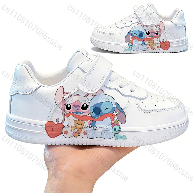 

Stitch Alien Little Monster Lovely Pattern Girls Boys Children Man Woman Parent Child Comfortable Non-slip Lace Up Casual Shoes