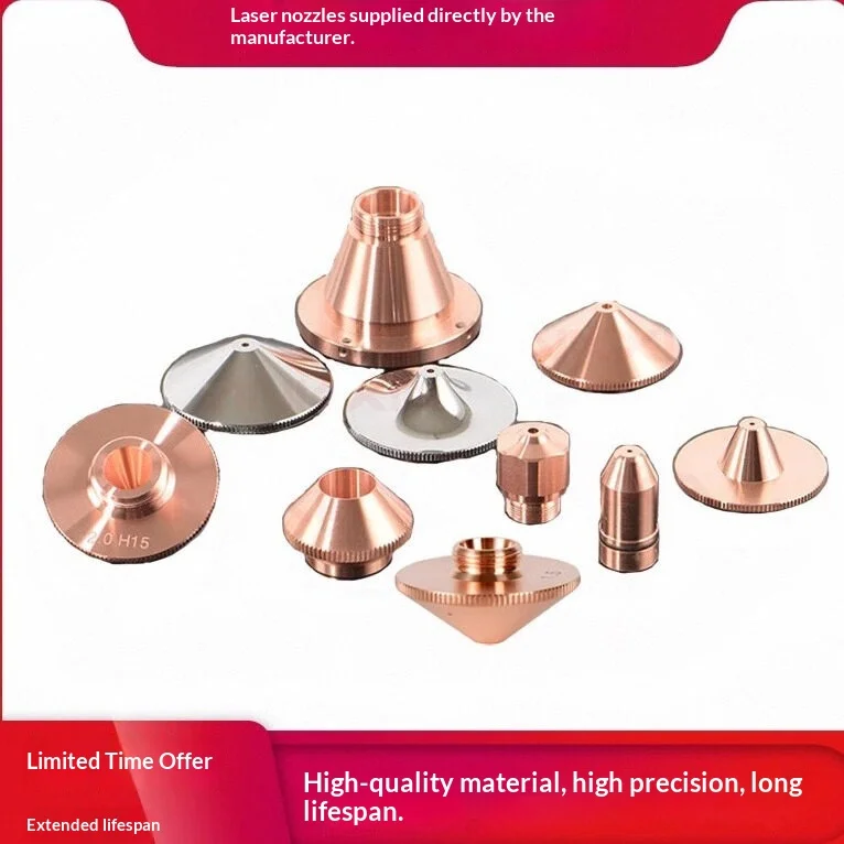 

Fiber Laser Cutting Machine Nozzle Copper Single Double Layer 28 Nozzle Cutting Head Accessories