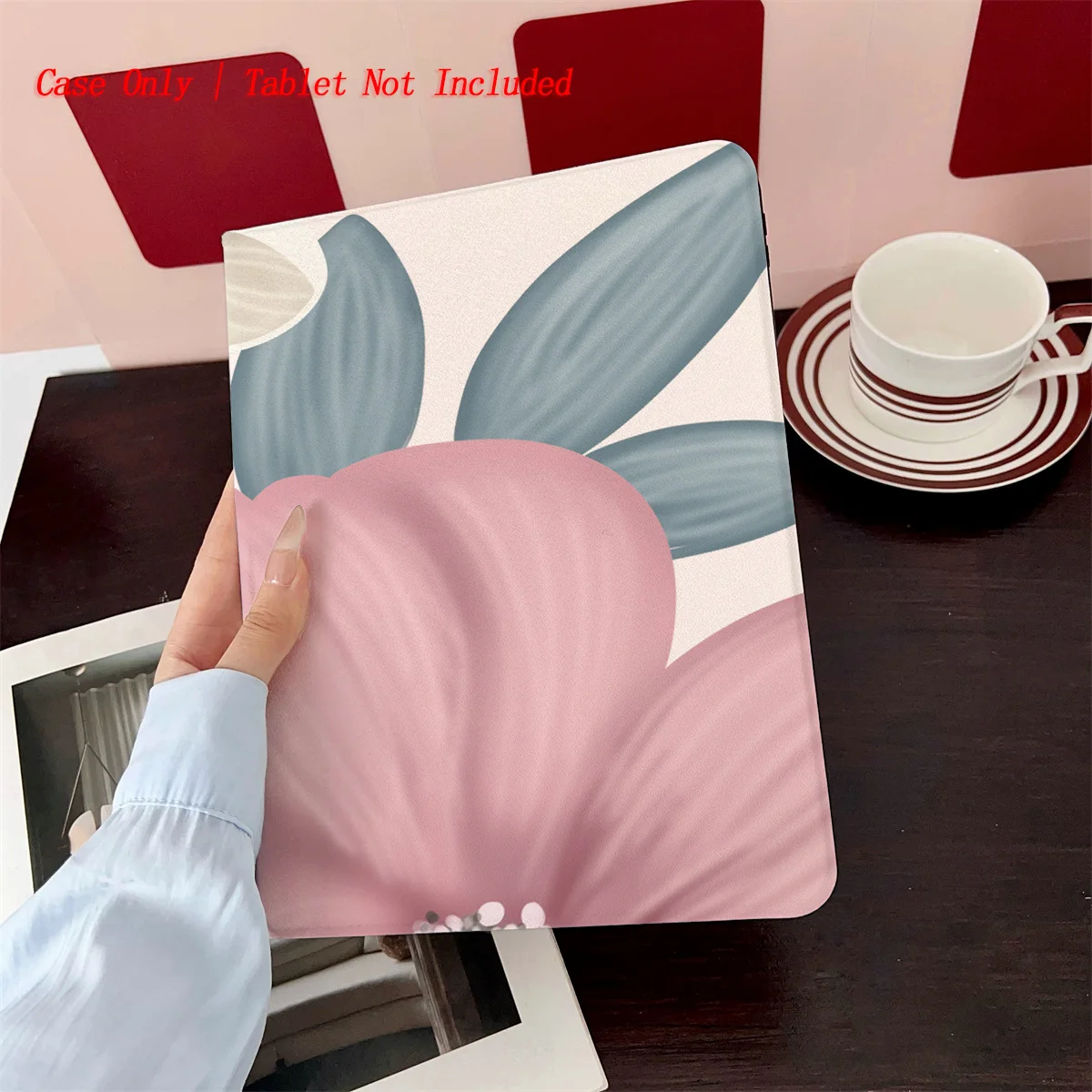 

Elegant Big Petal Blossoms Design iPad Case for Air 11 M3/6 10.9 3rd Gen 9.7 Anti-Scratch Cover with Pen Slot