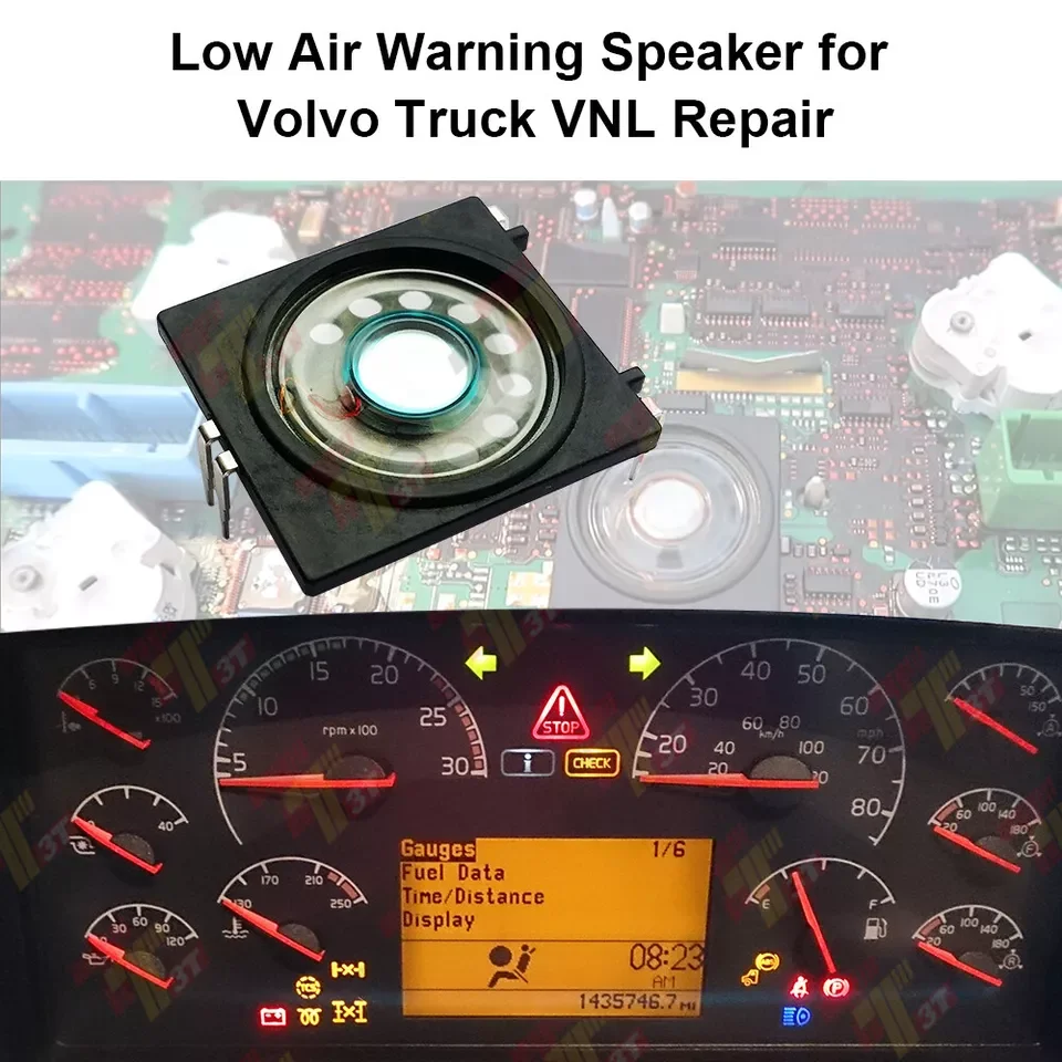 Low Air Brake Warning Buzzer for Volvo VNL Semi Instrument Cluster