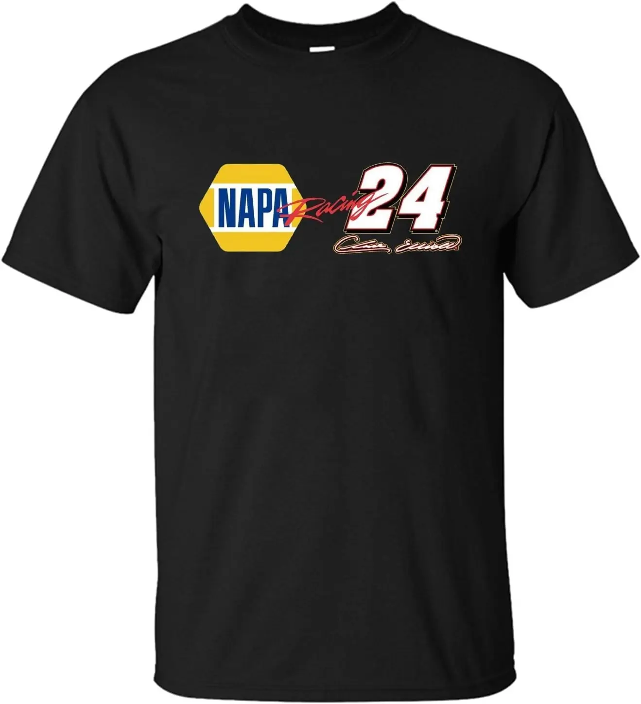 Men's Top Chase Elliott NAPA 24 Signature Racing T-Shirt black XL